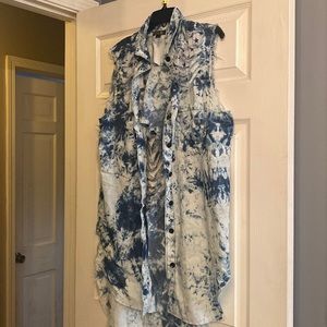 Jean jack vest size 2x